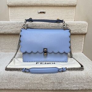 Fendi Kan I Shoulder Bag Medium in Blue